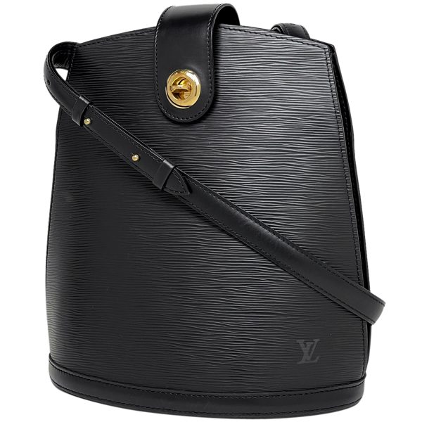 1000069124791 11 Louis Vuitton Cluny Shoulder Bag Epi Black