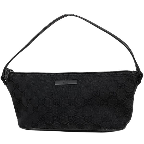 1000069126337 11 Gucci GG Pattern Accessory Pouch Logo Case GG Canvas Black