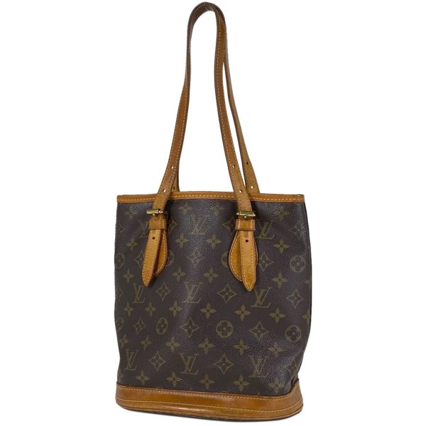 1000069142214 11 Louis Vuitton Petit Bucket PM Shoulder Bag Monogram Brown