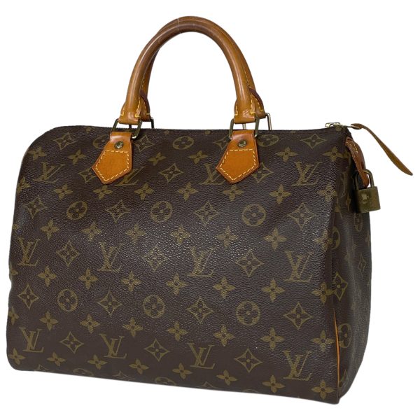 1000069148537 11 Louis Vuitton Speedy 30 Boston Bag Monogram Brown