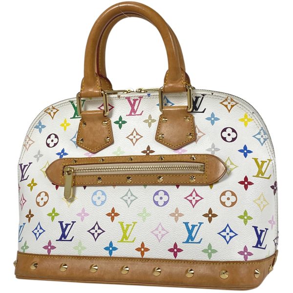 1000069236012 11 Louis Vuitton Alma Handbag Monogram Multicolor Blonde