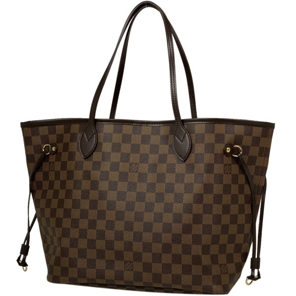 1000069236906 11 Louis Vuitton Neverfull MM Shopping Tote Bag Damier Brown