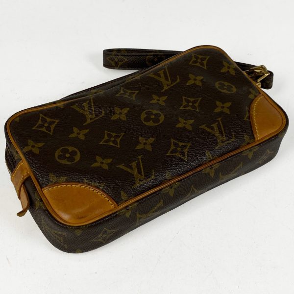 1000069244062 12 Louis Vuitton Marly Dragonne Clutch Bag Monogram Brown