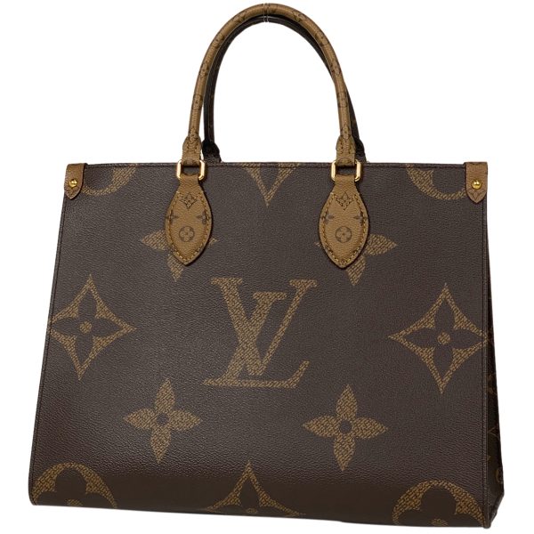 1000069251169 11 Louis Vuitton On the Go MM Giant Reverse Monogram Brown