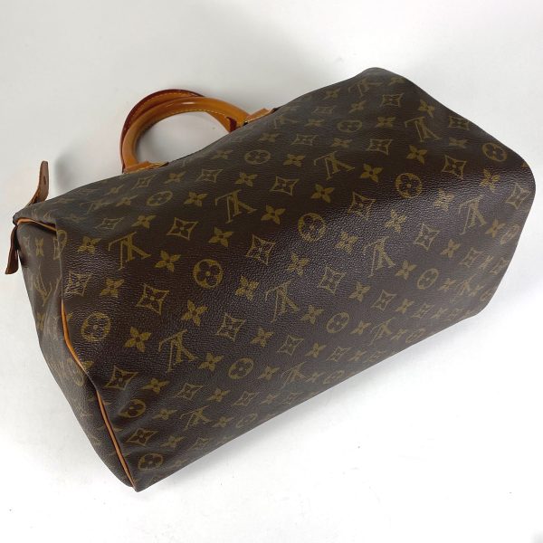 1000069282293 12 Louis Vuitton Speedy 35 Boston Bag Monogram Brown