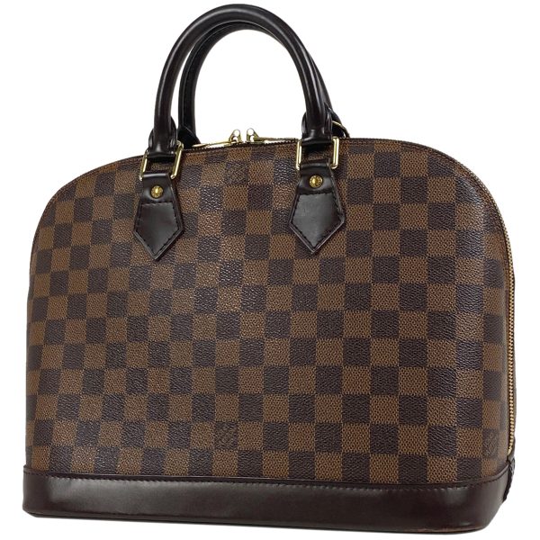 1000069300652 11 Louis Vuitton Alma Handbag Damier Brown