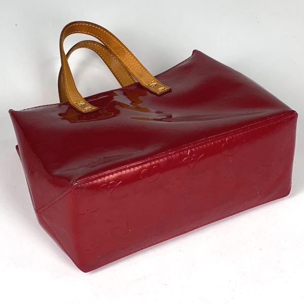 1000069303059 12 Louis Vuitton Lead PM Tote Bag Enamel Patent Red