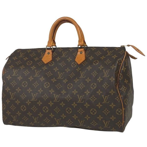 1000069316707 11 Louis Vuitton Speedy 40 Boston Bag Monogram Brown