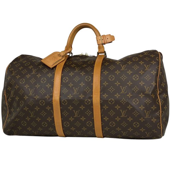 1000069401472 11 Louis Vuitton Keepall 55 Monogram Brown