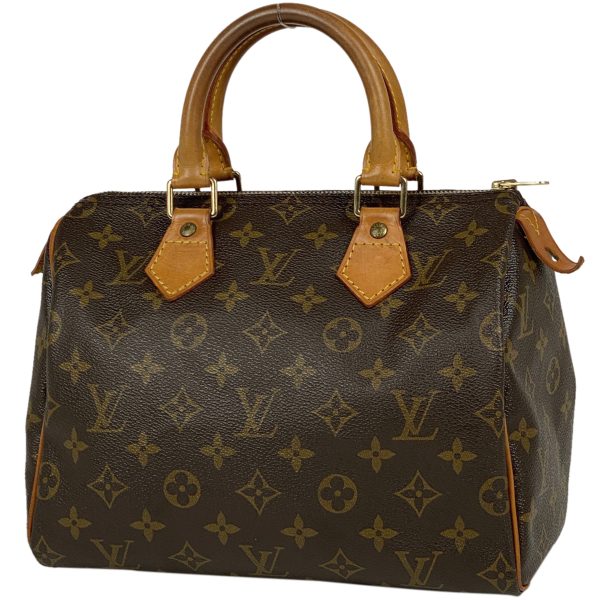 1000069409959 11 Louis Vuitton Speedy 25 Boston Bag Monogram Brown