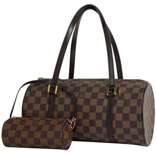 1000069529305 11 Louis Vuitton Papillon 30 Damier Barrel Bag Brown