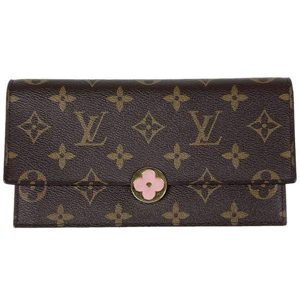 1000069533975 11 Louis Vuitton Portefeuille Flor Monogram Long Wallet Brown