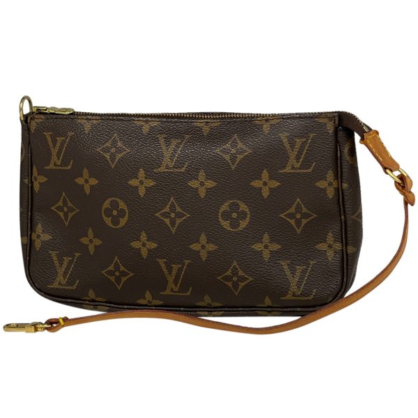 1000069535429 11 Louis Vuitton Pochette Accessories Monogram Makeup Cosmetics Pouch Brown