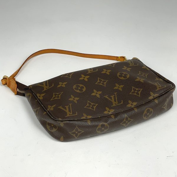 1000069535429 12 Louis Vuitton Pochette Accessories Monogram Makeup Cosmetics Pouch Brown