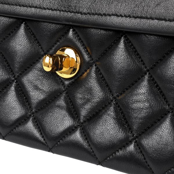 1000069627070 10 Chanel Coco Mark Chain Shoulder Bag Matelasse Shoulder Bag Leather Black