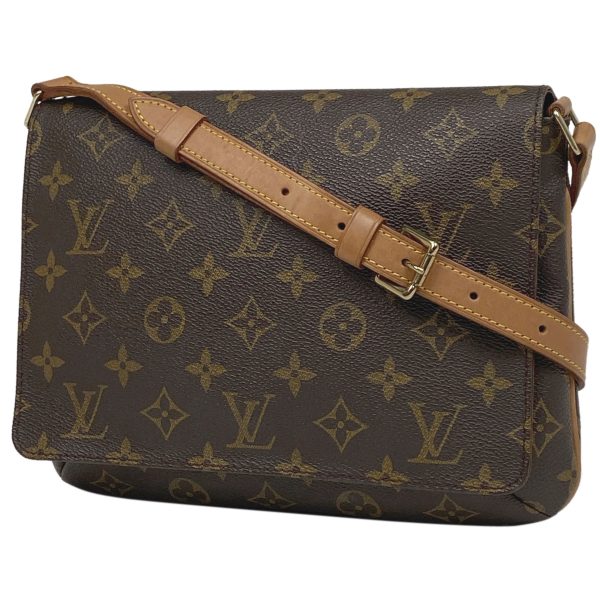 1000069638434 11 Louis Vuitton Musette Tango Shoulder Bag Monogram Brown