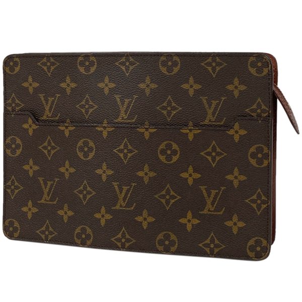 1000069649270 11 Louis Vuitton Pochette Homme Monogram Clutch Bag Brown