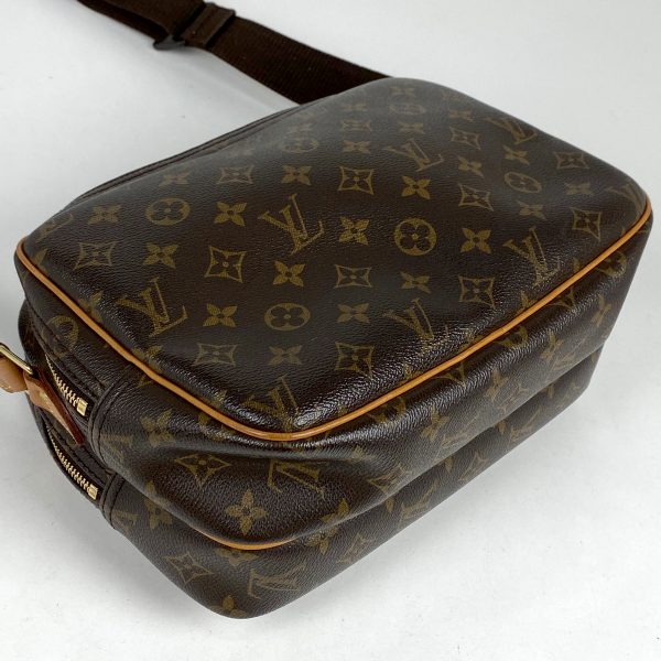 1000069650894 12 Louis Vuitton Reporter PM Crossbody Bag Monogram Brown