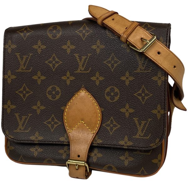 1000069654663 11 Louis Vuitton Cartesiere 22 Crossbody Shoulder Bag Monogram Brown