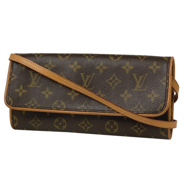 1000069659941 11 Louis Vuitton Pochette Twin GM Monogram Brown