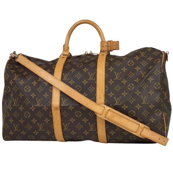 1000069660060 11 Louis Vuitton Keepall Bandouliere Travel Bag Monogram Brown