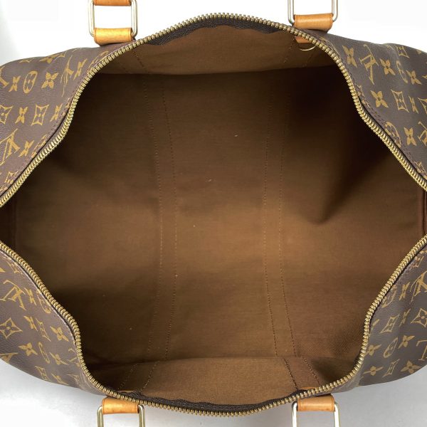 1000069660060 16 Louis Vuitton Keepall Bandouliere Travel Bag Monogram Brown