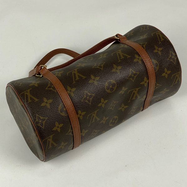 1000069669872 12 Louis Vuitton Papillon Tube Handbag Monogram Brown