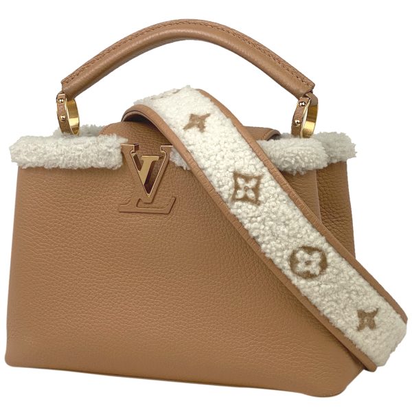 1000069673374 11 Louis Vuitton Capucines BB 2WAY Shoulder Bag Beige