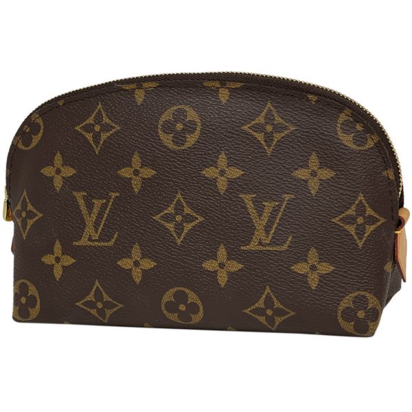 1000069682130 11 Louis Vuitton Pochette Cosmetic Monogram Makeup Pouch Brown