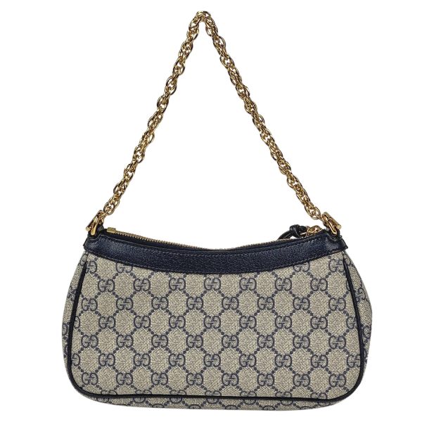 1000069682291 13 Gucci Ophidia GG Small Handbag Chain Shoulder Bag Coated Canvas Navy