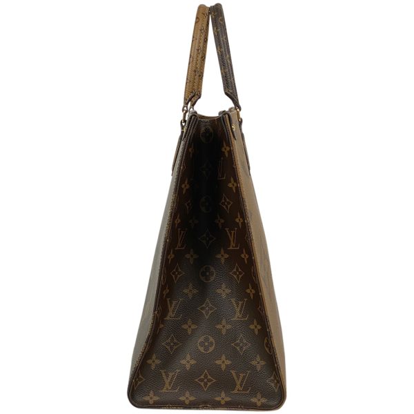 1000069686671 12 Louis Vuitton On the Go GM Shoulder Bag Giant Reverse Tote 2way Handbag Monogram Brown