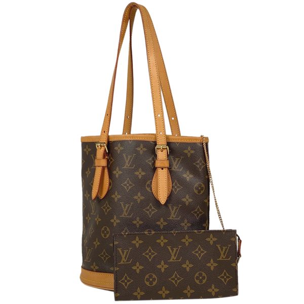 1000069692344 11 Louis Vuitton Petit Bucket PM Tote Bag Monogram Brown