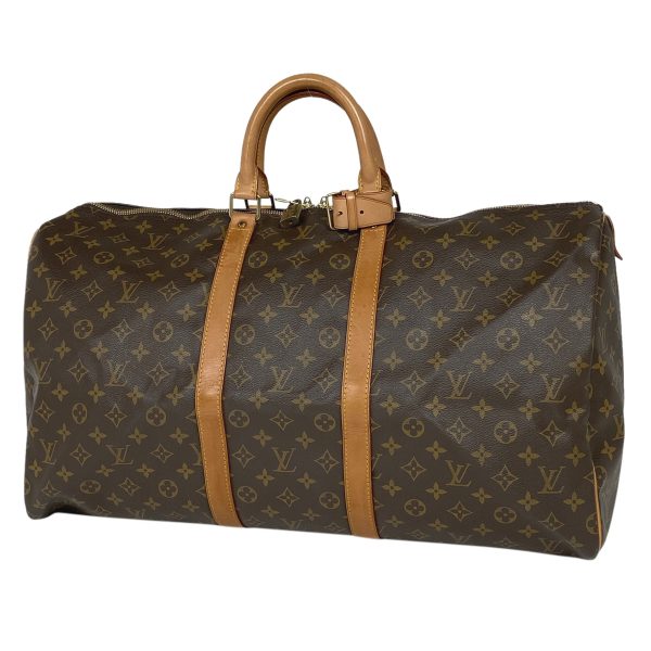 1000069701770 11 Louis Vuitton Keepall 55 Monogram Brown