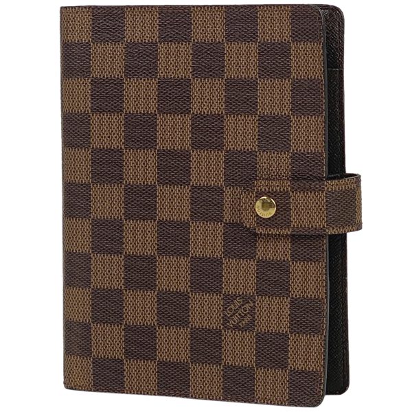 1000069707475 11 Louis Vuitton Agenda MM Notebook Cover Damier Brown