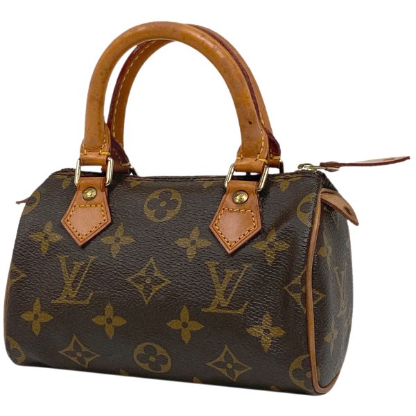 1000069725202 11 Louis Vuitton Mini Speedy Monogram Shoulder Bag Brown