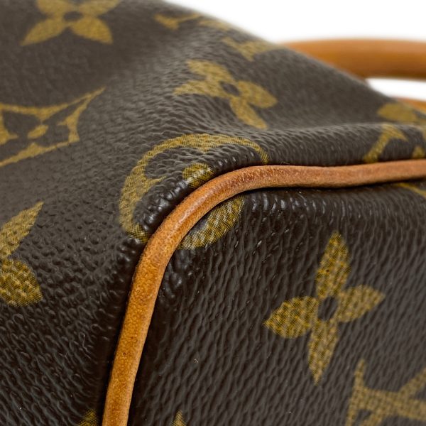 1000069725202 13 Louis Vuitton Mini Speedy Monogram Shoulder Bag Brown