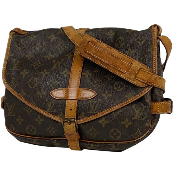 1000069738356 11 Louis Vuitton Saumur 30 Crossbody Shoulder Bag Monogram Brown