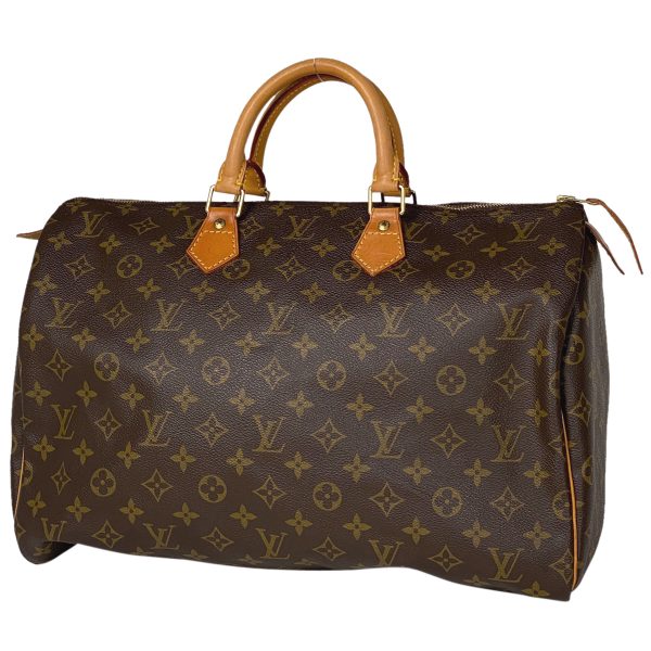 1000069750594 11 Louis Vuitton Speedy 40 Boston Bag Monogram Brown