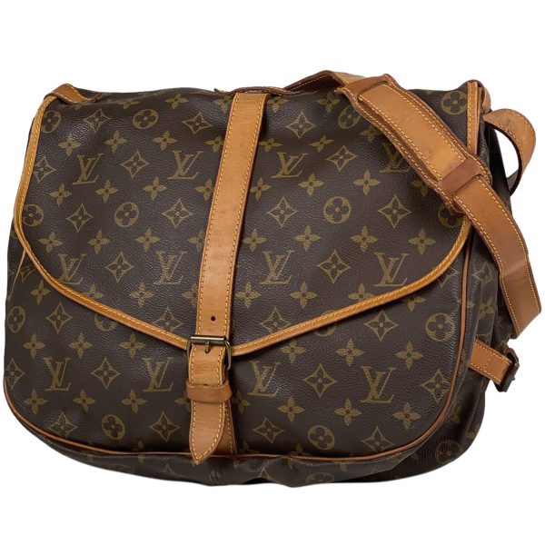 1000069755216 11 Louis Vuitton Saumur 35 Crossbody Bag Monogram Brown