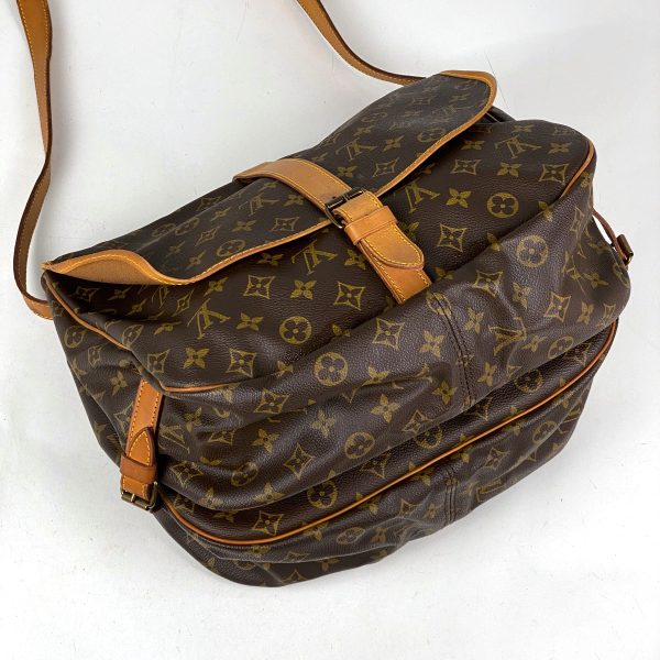 1000069755216 12 Louis Vuitton Saumur 35 Crossbody Bag Monogram Brown