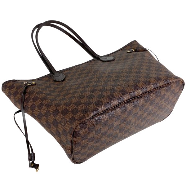 1000069776167 12 Louis Vuitton Neverfull MM Tote Bag Damier Brown