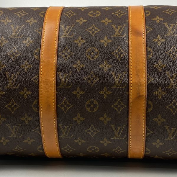 1000069777737 12 Louis Vuitton Keepall 50 Handbag Monogram Brown