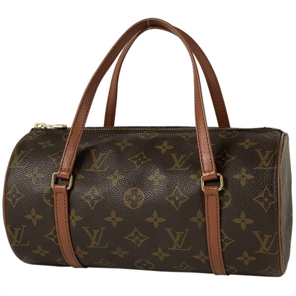 1000069778796 11 Louis Vuitton Papillon 26 Tube Handbag Monogram Brown