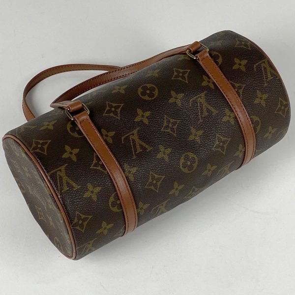 1000069778796 12 Louis Vuitton Papillon 26 Tube Handbag Monogram Brown