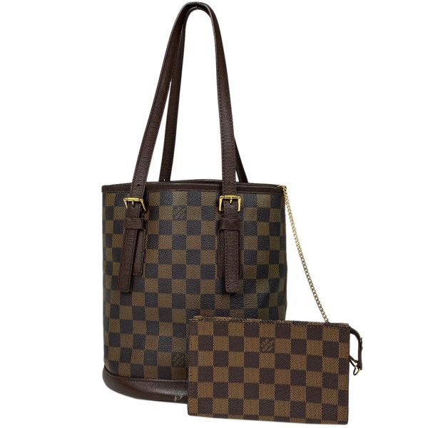 1000069788030 11 Louis Vuitton Male Bucket Shoulder Tote Bag Damier Brown