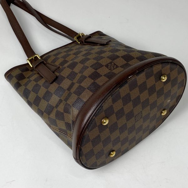 1000069788030 12 Louis Vuitton Male Bucket Shoulder Tote Bag Damier Brown