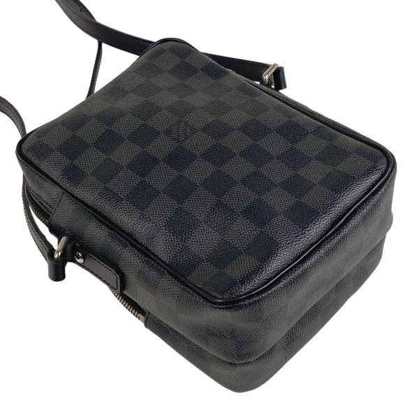 1000069788085 12 Louis Vuitton Rem Shoulder Bag Damier Graphite Black