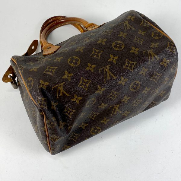 1000069799029 12 Louis Vuitton Speedy 25 Boston Bag Monogram Brown