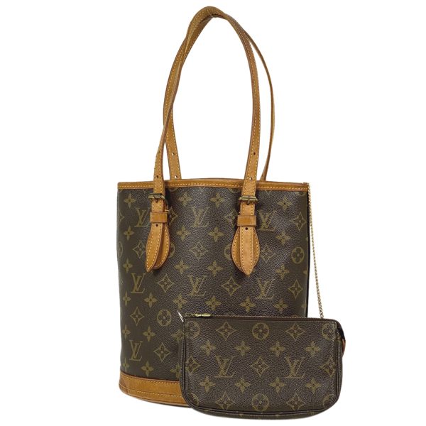 1000069897381 11 Louis Vuitton Bucket PM Shoulder Bag Monogram Brown