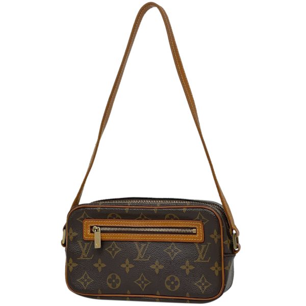 1000069900302 11 Louis Vuitton Pochette City Shoulder Bag Monogram Brown